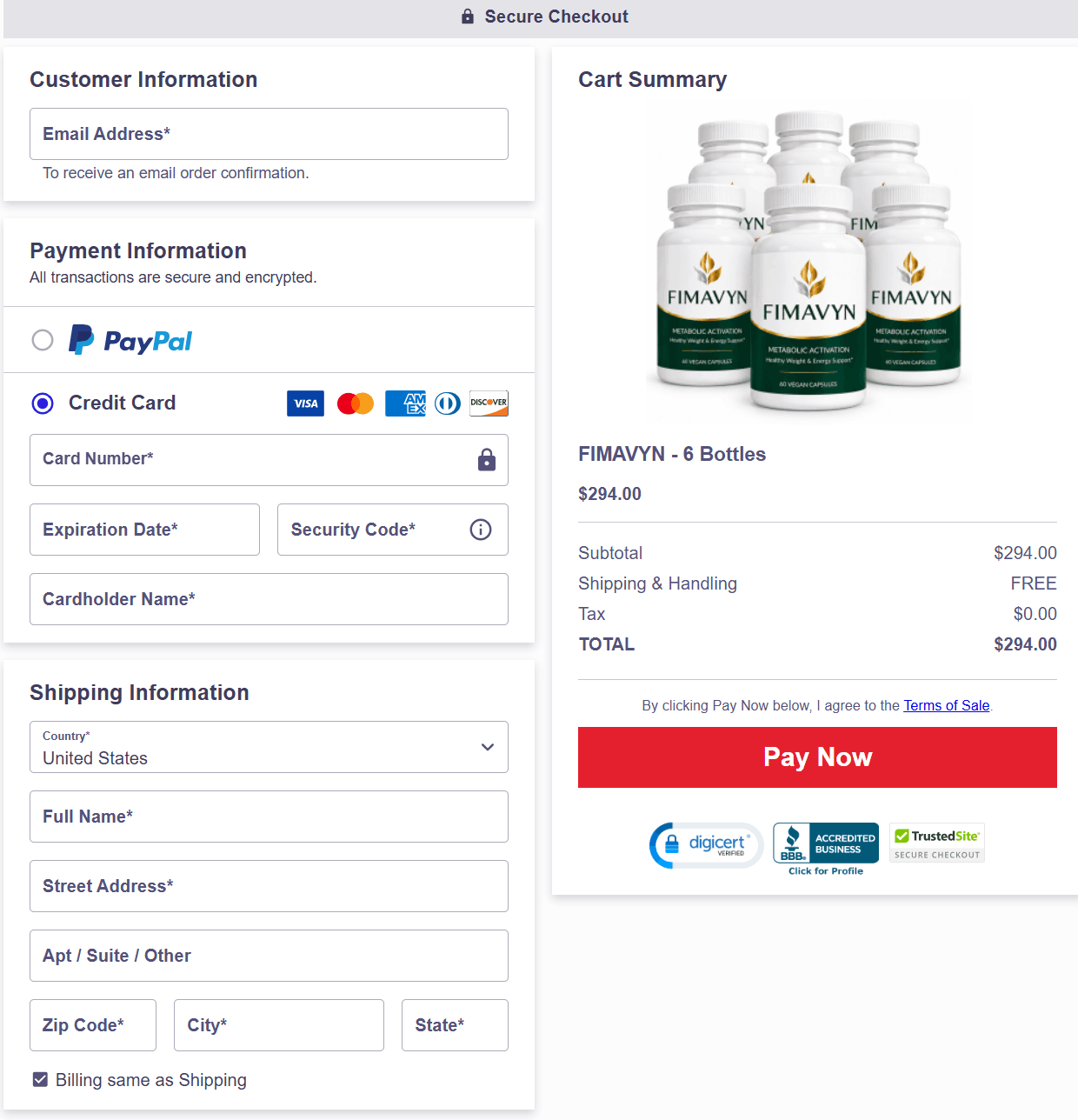 Fimavyn-Secure-Checkout